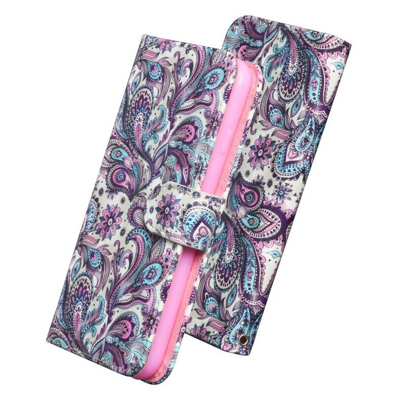 Capa Flip Para Samsung Galaxy A31 Padrões De Flores