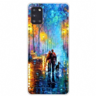 Capa Para Samsung Galaxy A31 Caminhada Em Família