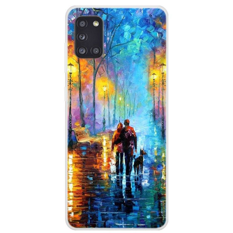 Capa Para Samsung Galaxy A31 Caminhada Em Família