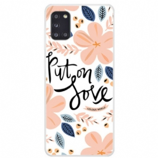 Capa Para Samsung Galaxy A31 Coloque Amor