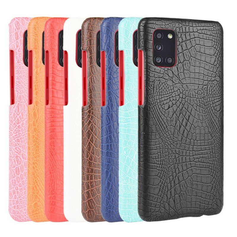 Capa Para Samsung Galaxy A31 Efeito Pele De Crocodilo