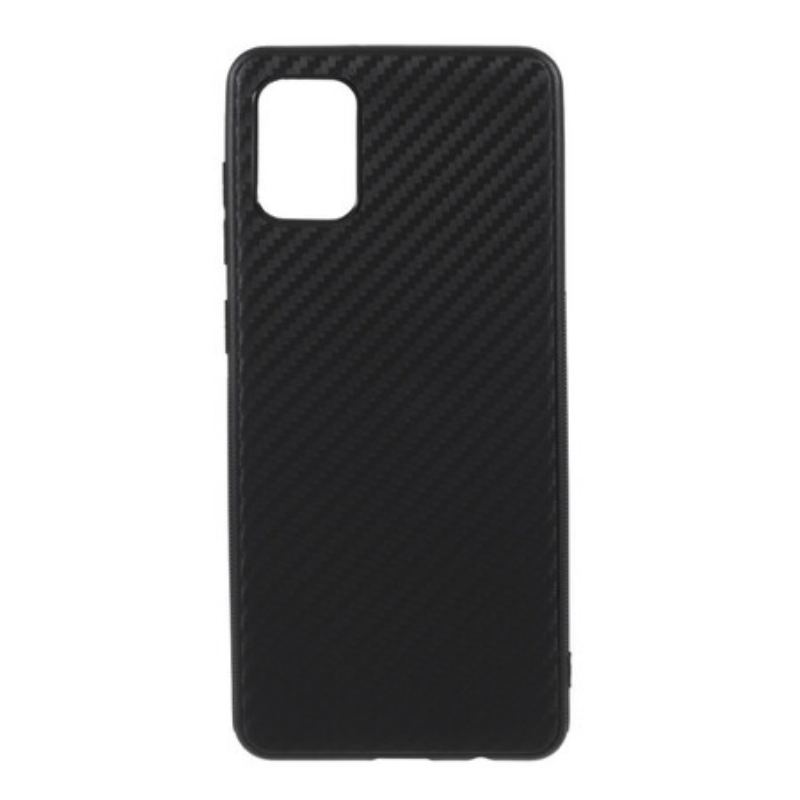 Capa Para Samsung Galaxy A31 Fibra De Carbono Reforçada