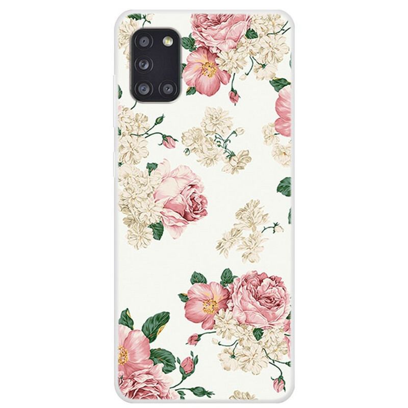 Capa Para Samsung Galaxy A31 Flores Da Liberdade