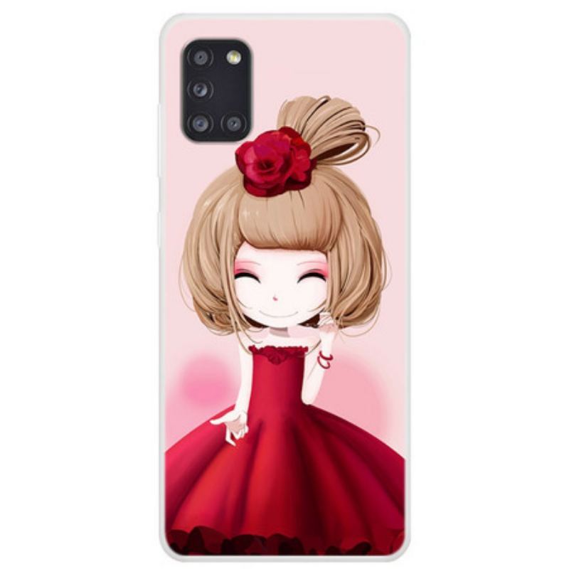 Capa Para Samsung Galaxy A31 Lady Mangá