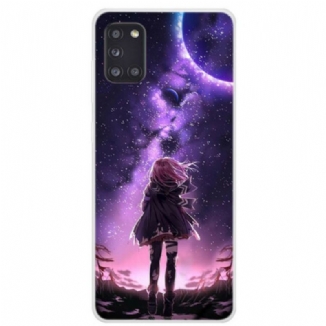 Capa Para Samsung Galaxy A31 Lua Cheia Mágica