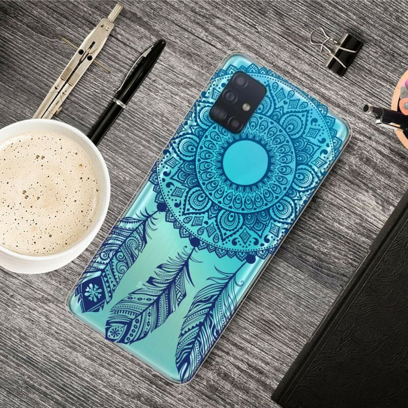 Capa Para Samsung Galaxy A31 Mandala De Flor Única