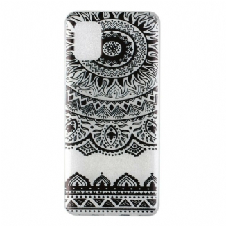 Capa Para Samsung Galaxy A31 Mandala De Flores Sem Costura