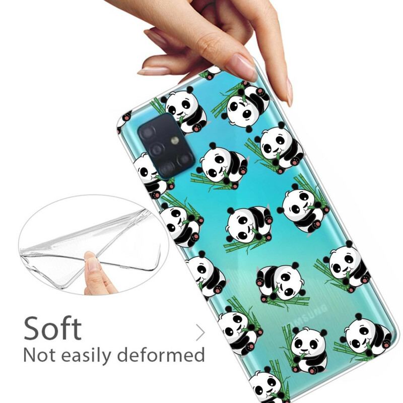 Capa Para Samsung Galaxy A31 Pequenos Pandas