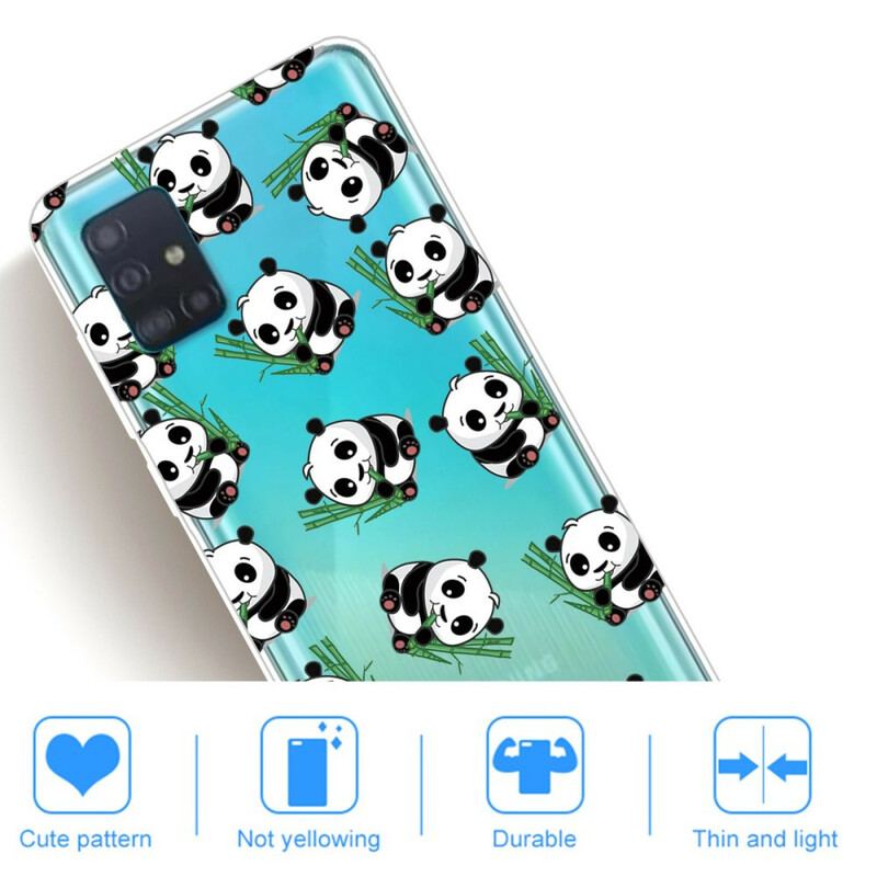 Capa Para Samsung Galaxy A31 Pequenos Pandas