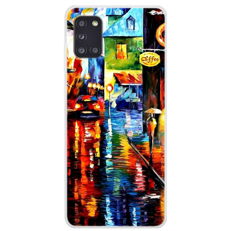 Capa Para Samsung Galaxy A31 Pintura De Café