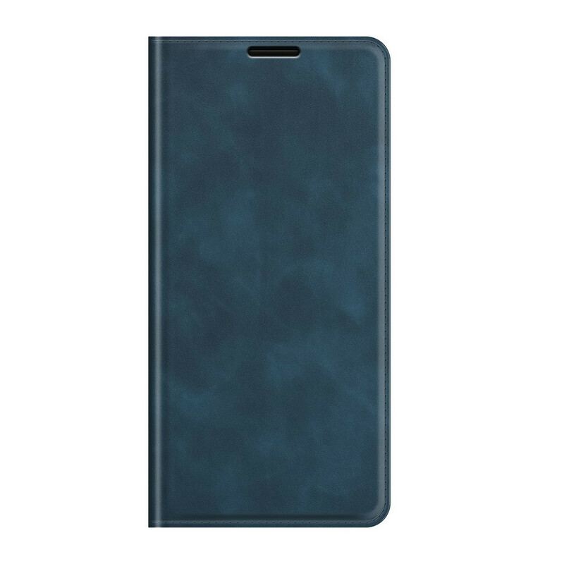 Capa De Celular Para Oppo Find X3 Pro Flip Efeito Couro Macio