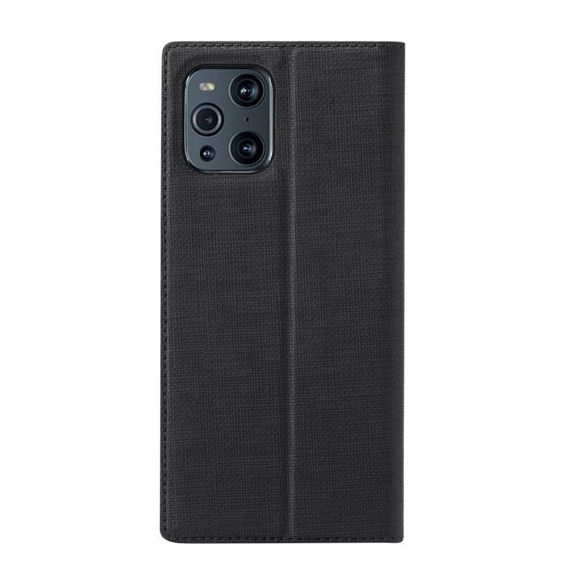 Capa De Celular Para Oppo Find X3 Pro Flip Vili Dmx Texturizado