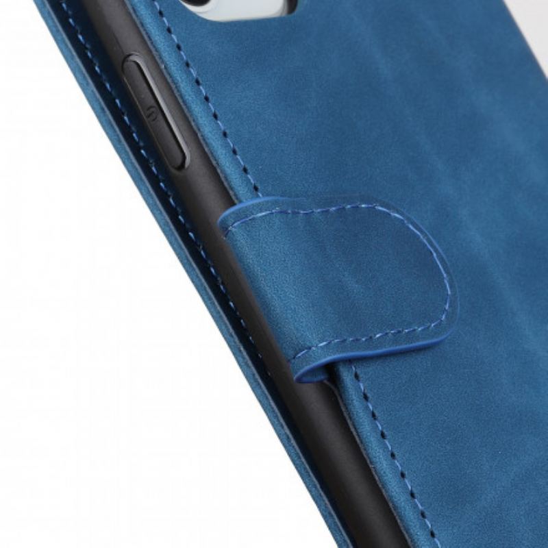 Capa De Couro Para Oppo Find X3 Pro Efeito Couro Vintage Fosco Khazneh