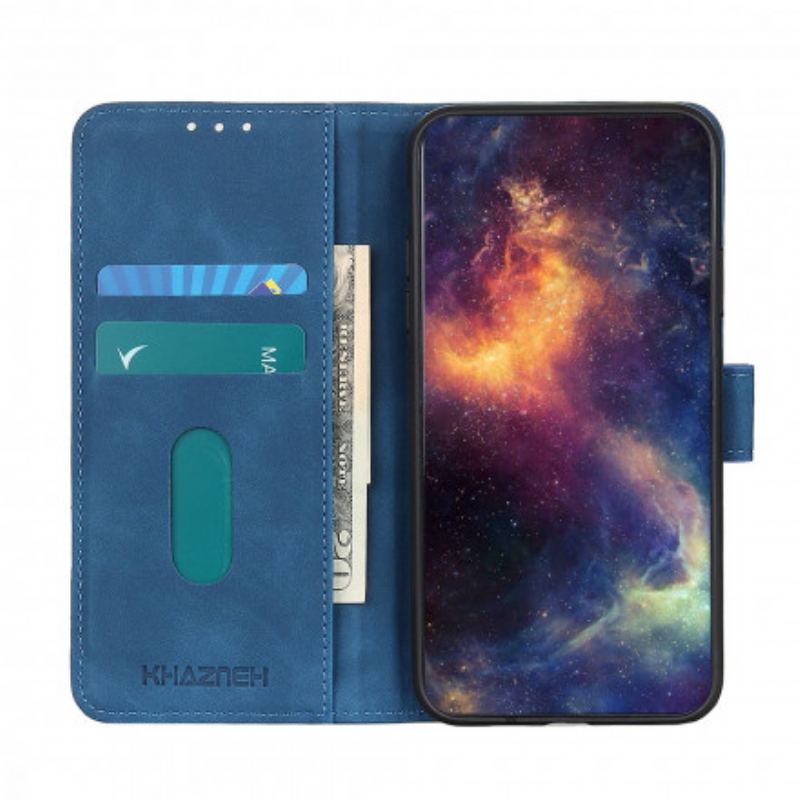 Capa De Couro Para Oppo Find X3 Pro Efeito Couro Vintage Fosco Khazneh