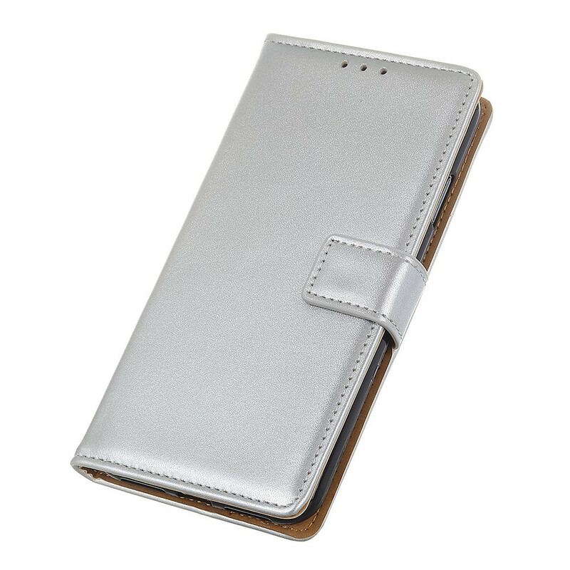 Capa De Couro Para Oppo Find X3 Pro Couro Sintético Liso