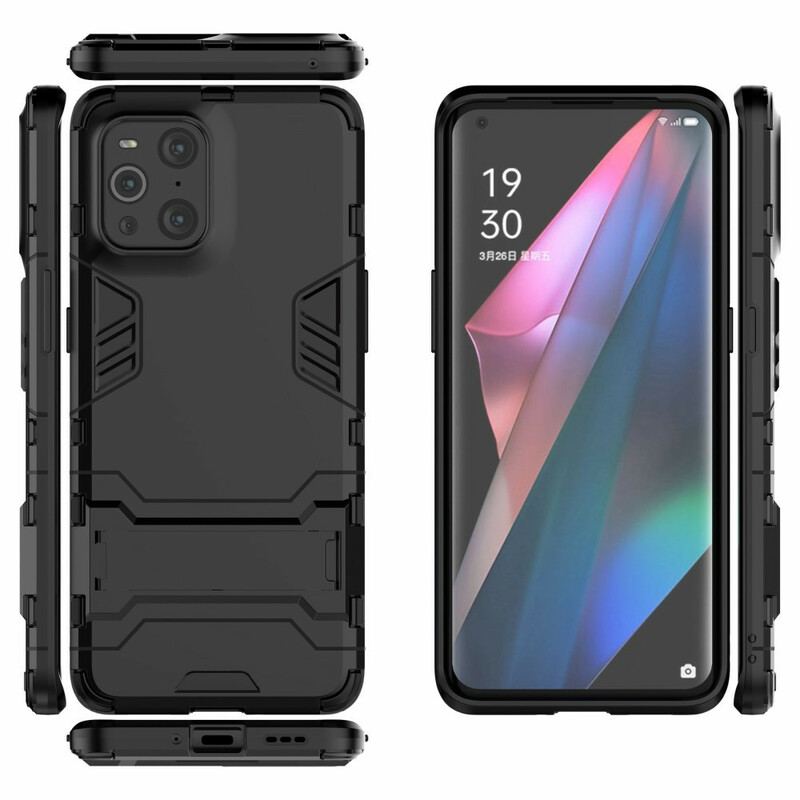 Capa Para Oppo Find X3 Pro Língua Resistente