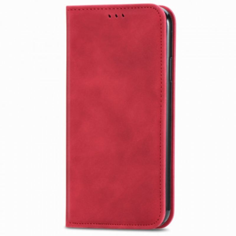 Capa De Celular Para Huawei P Smart 2021 Flip Couro Falso Vintage