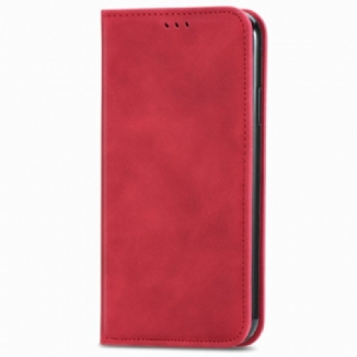 Capa De Celular Para Huawei P Smart 2021 Flip Couro Falso Vintage