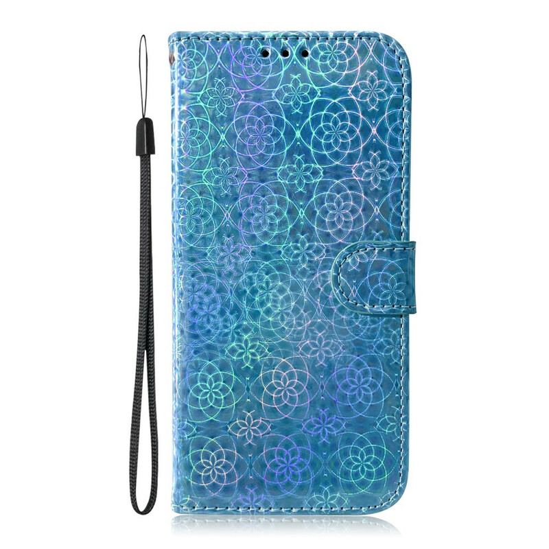 Capa De Couro Para Huawei P Smart 2021 Cor Pura