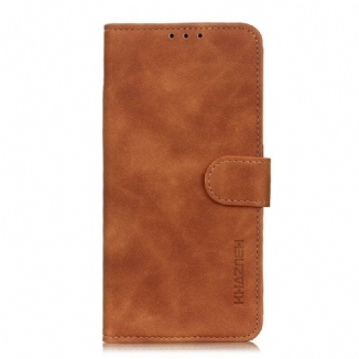 Capa De Couro Para Huawei P Smart 2021 Efeito Couro Vintage Khazneh