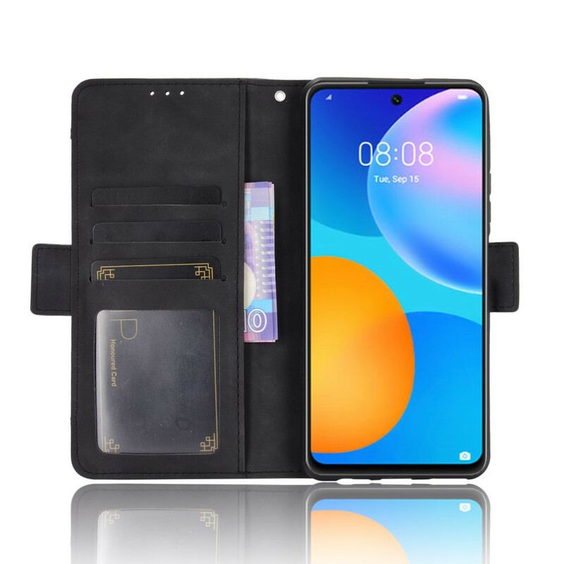 Capa De Couro Para Huawei P Smart 2021 Multi-card Premier Class