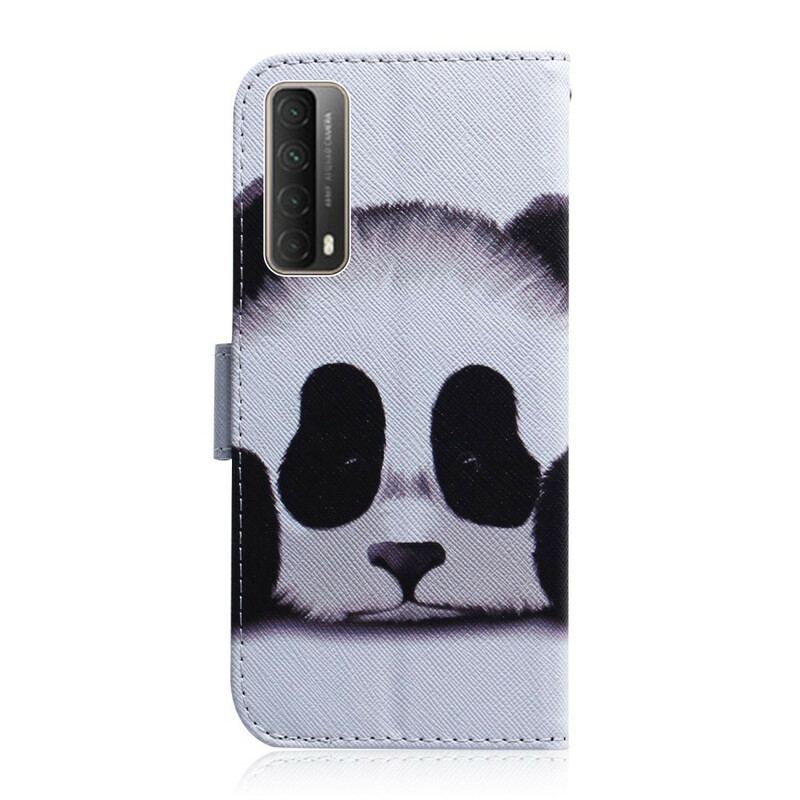 Capa Em Pele Para Huawei P Smart 2021 Cara De Panda