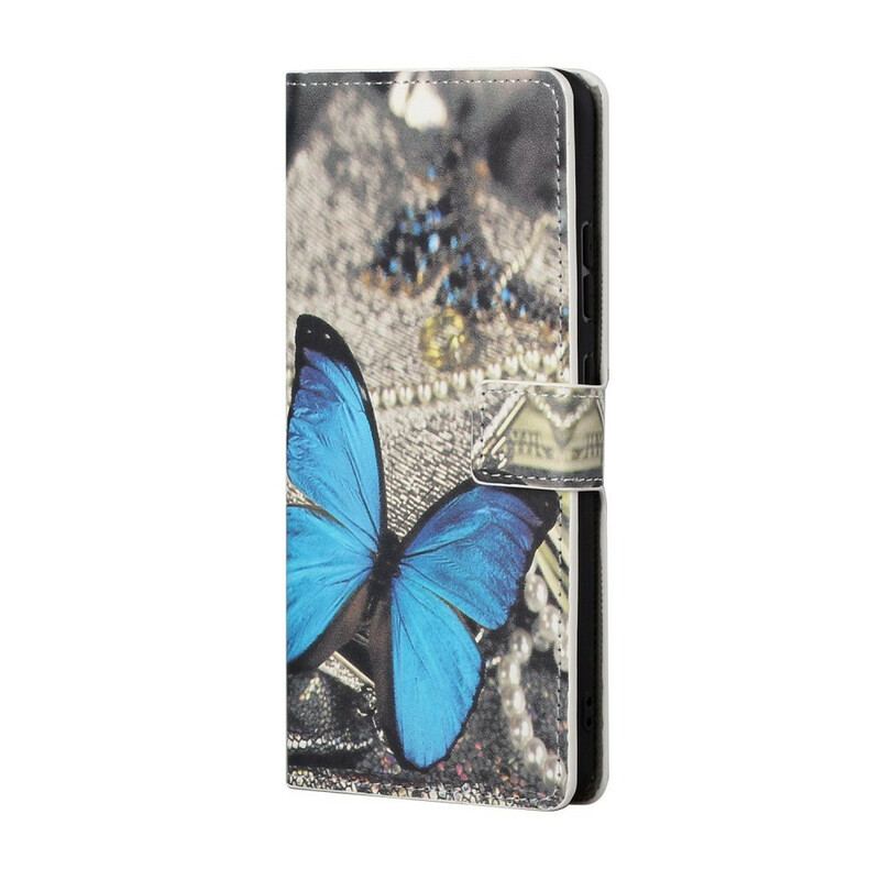 Capa Flip Para Huawei P Smart 2021 Borboletas