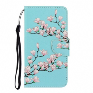 Capa Flip Para Huawei P Smart 2021 De Cordão Arbusto Strappy