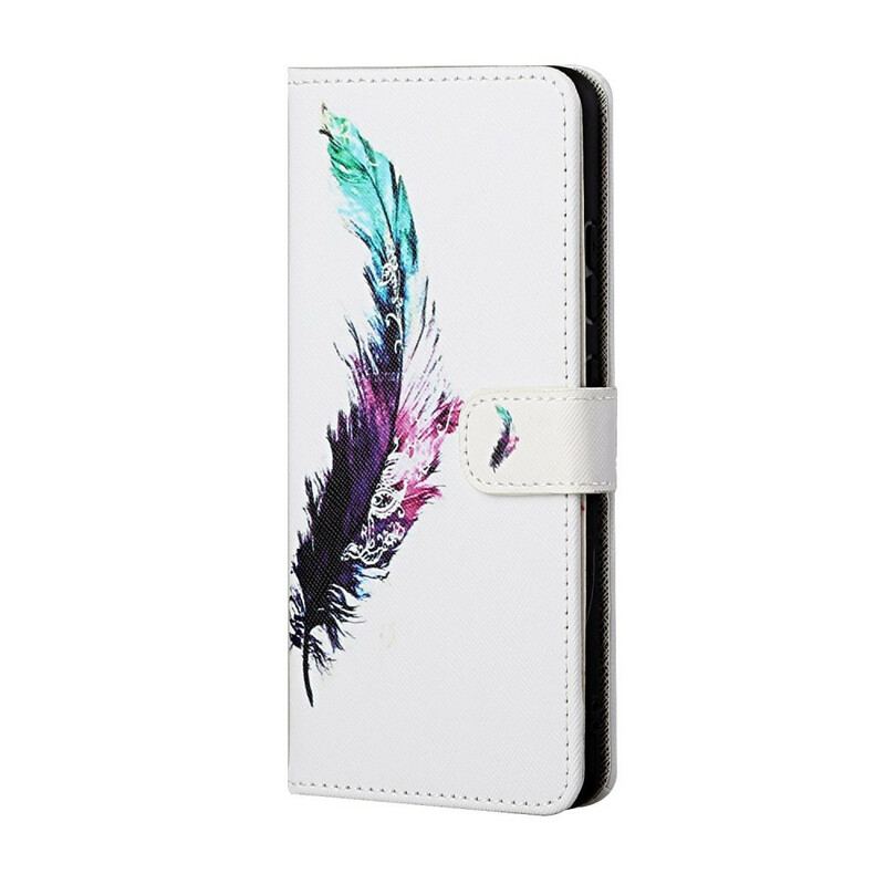 Capa Flip Para Huawei P Smart 2021 De Cordão Pena Com Cordão