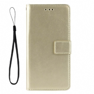 Capa Flip Para Huawei P Smart 2021 Couro Falso Chamativo