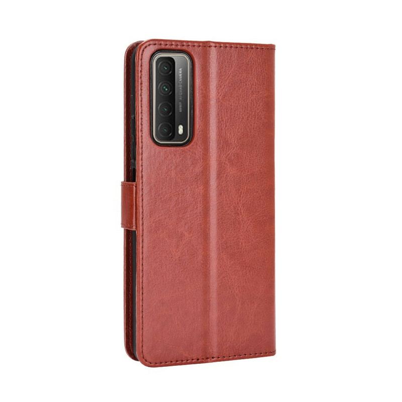 Capa Flip Para Huawei P Smart 2021 Couro Falso Chamativo