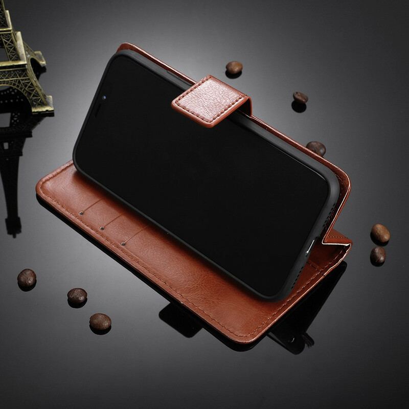 Capa Flip Para Huawei P Smart 2021 Couro Falso Chamativo