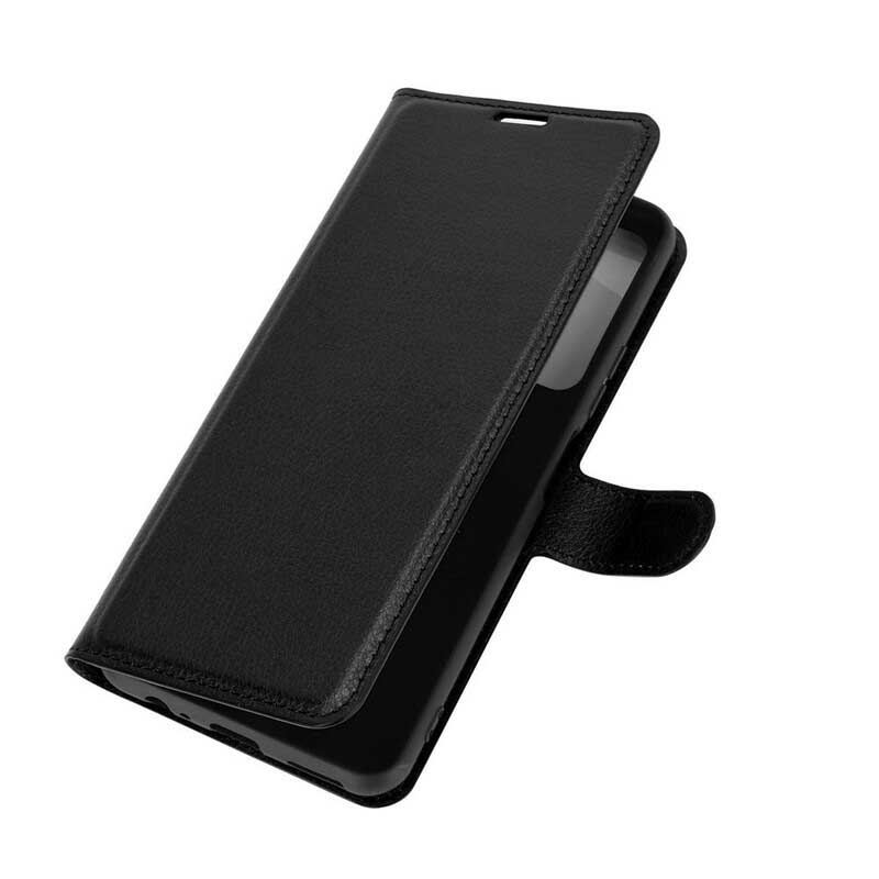 Capa Flip Para Huawei P Smart 2021 Couro Falso Clássico