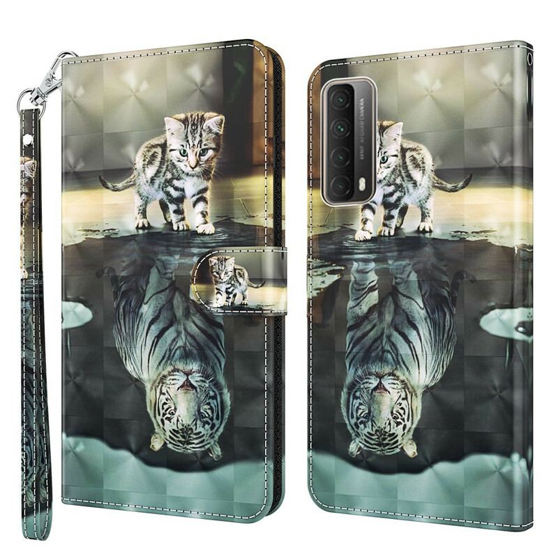 Capa Flip Para Huawei P Smart 2021 Ernesto O Tigre