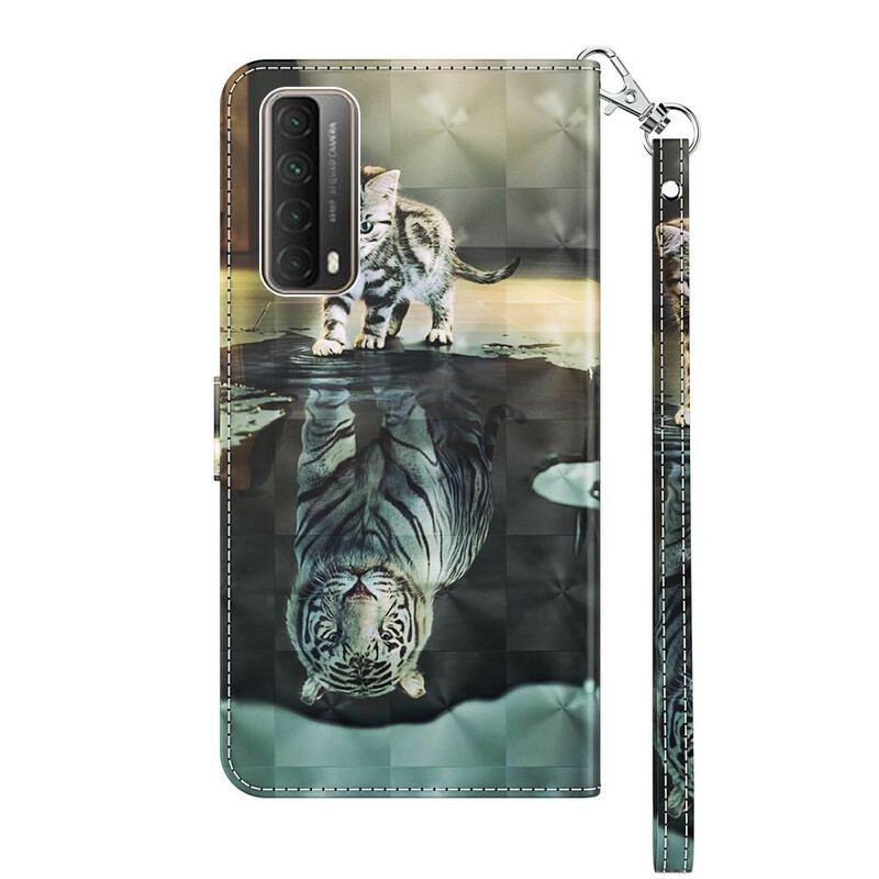 Capa Flip Para Huawei P Smart 2021 Ernesto O Tigre