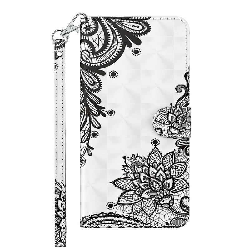 Capa Flip Para Huawei P Smart 2021 Renda Chique