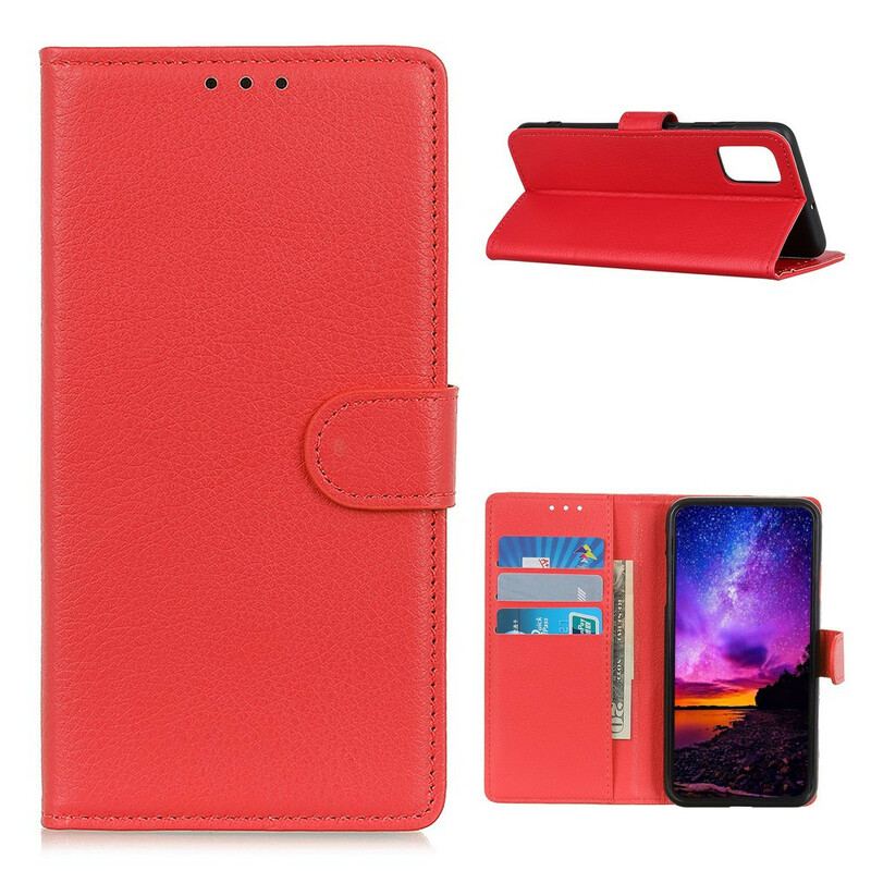 Capa Flip Para Huawei P Smart 2021 Textura Lichia