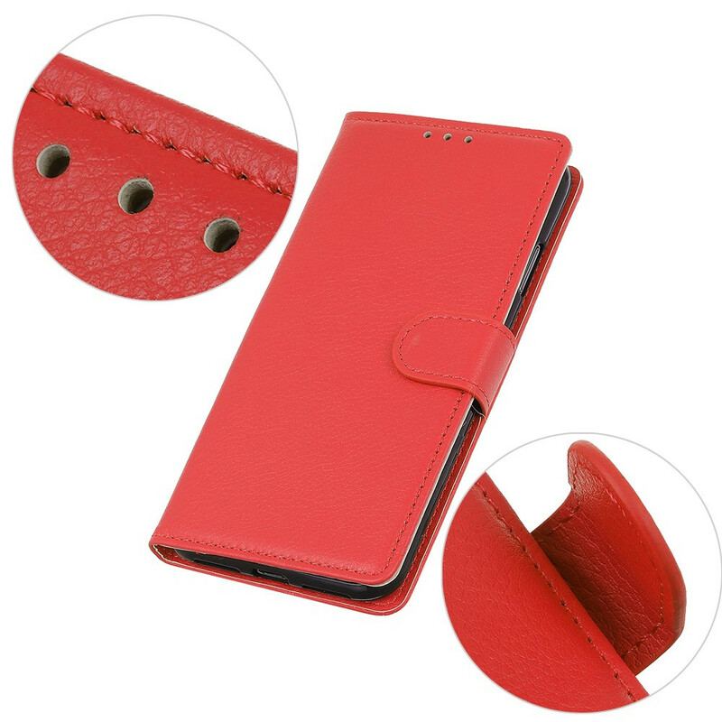 Capa Flip Para Huawei P Smart 2021 Textura Lichia