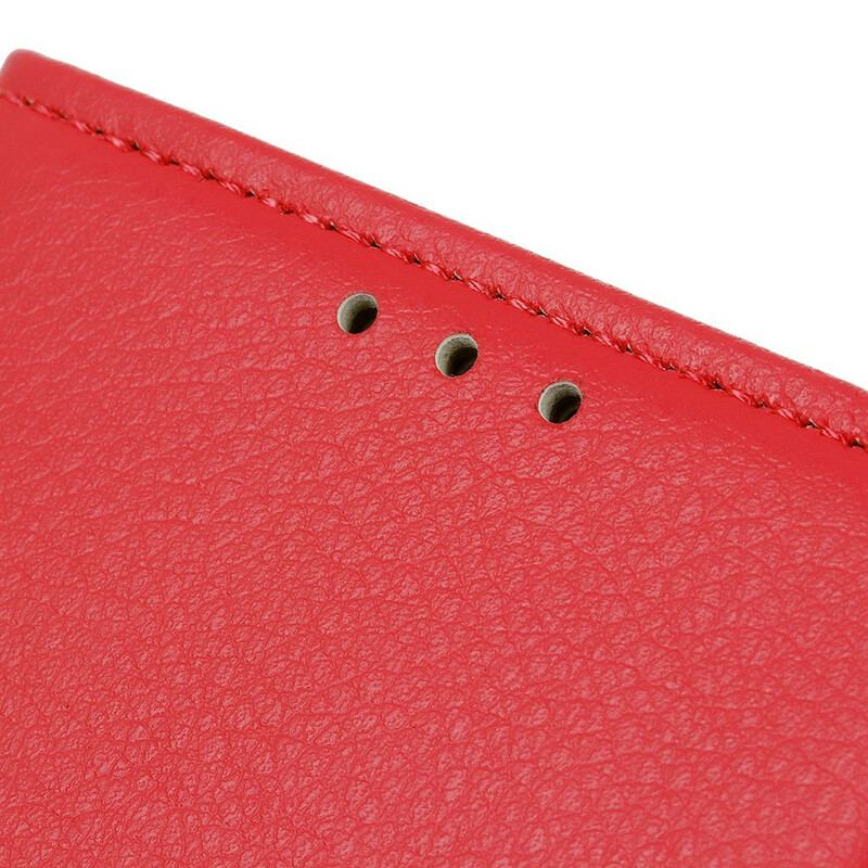 Capa Flip Para Huawei P Smart 2021 Textura Lichia