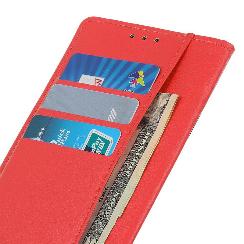 Capa Flip Para Huawei P Smart 2021 Textura Lichia