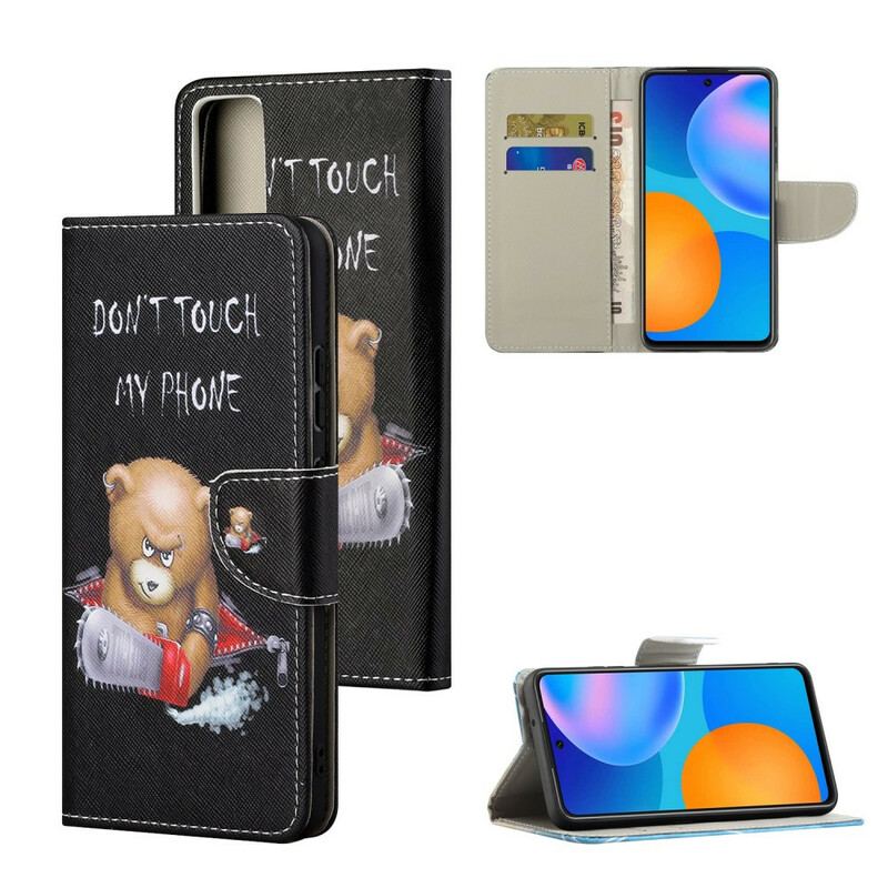 Capa Flip Para Huawei P Smart 2021 Urso Perigoso