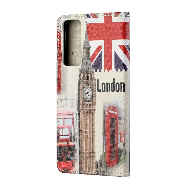 Capa Flip Para Huawei P Smart 2021 Vida Em Londres