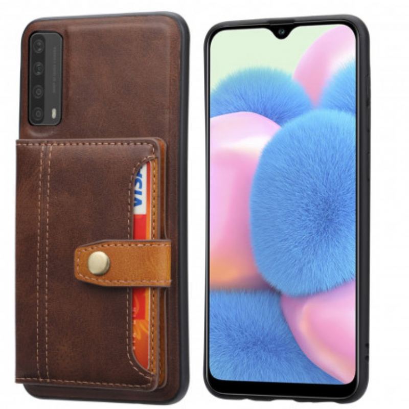 Capa Para Huawei P Smart 2021 Alça De Suporte Para Titular Do Cartão