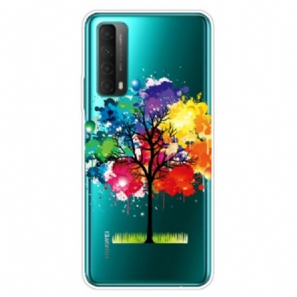 Capa Para Huawei P Smart 2021 Árvore Aquarela Perfeita