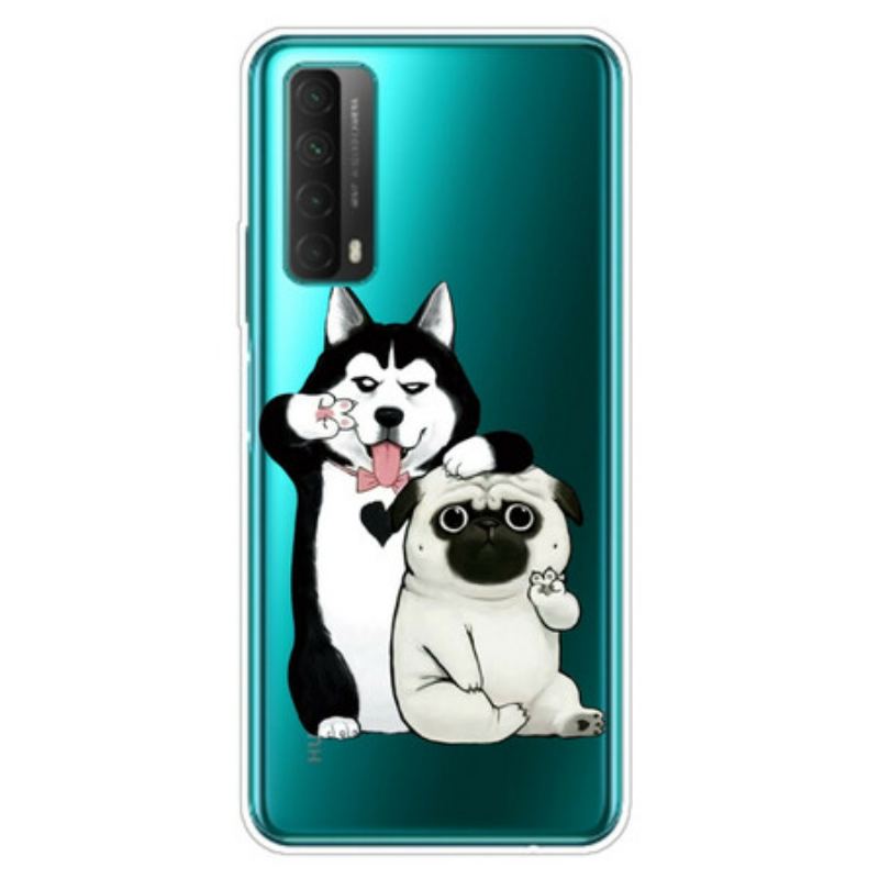 Capa Para Huawei P Smart 2021 Cachorros Engraçados