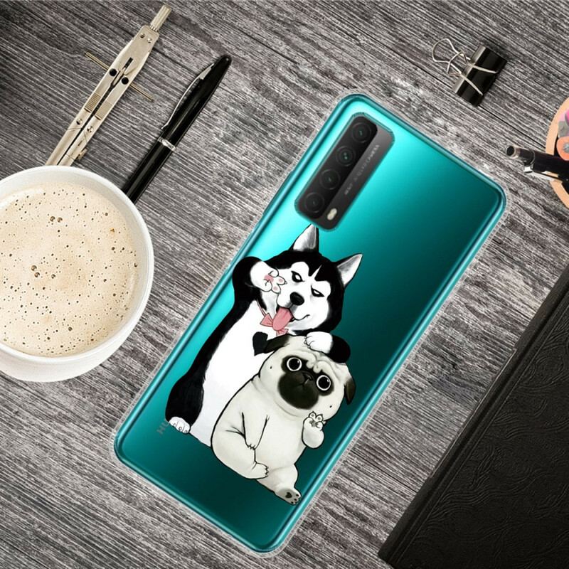 Capa Para Huawei P Smart 2021 Cachorros Engraçados