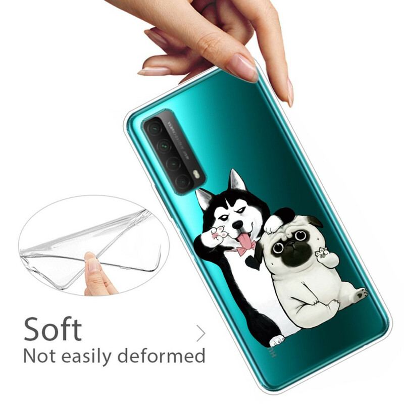 Capa Para Huawei P Smart 2021 Cachorros Engraçados