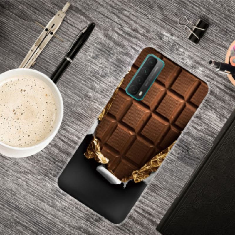 Capa Para Huawei P Smart 2021 Chocolate Flexível