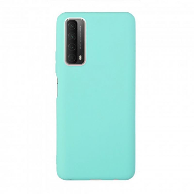 Capa Para Huawei P Smart 2021 Cor Doce De Silicone Flexível