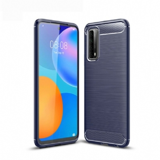 Capa Para Huawei P Smart 2021 Fibra De Carbono Escovada